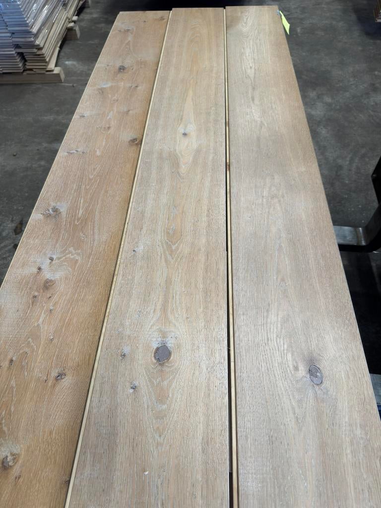 Eiken vloer 38 m2 multivloer 22 cm breed 1,3 cm dik top 4 mm, Doe-het-zelf en Verbouw, Vloerdelen en Plavuizen, Ophalen, Gebruikt