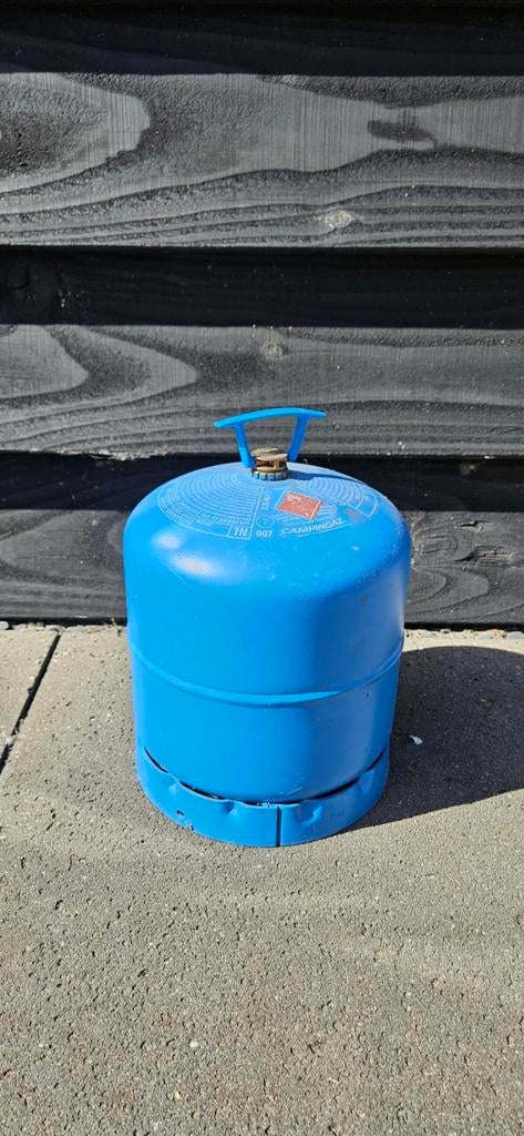 Campingaz gasfles 907 (bijna leeg), Ophalen, Gebruikt