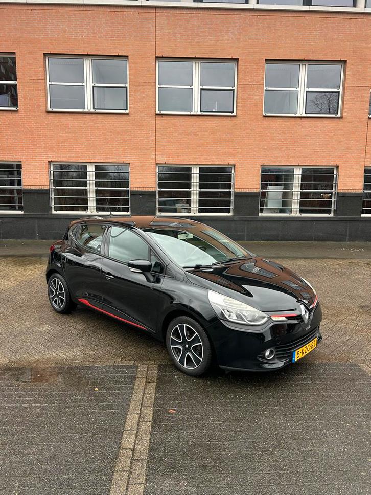 Renault Clio 0.9 TCE 2013 Zwart, Auto's, Renault, Particulier, Clio, Airconditioning, Bluetooth, Cruise Control, Elektrische buitenspiegels