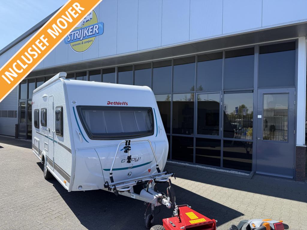Dethleffs C'Joy 460 LE 2 Aparte bedden 200cm 900KG leeg !!, Caravans en Kamperen, Caravans, Lengtebed, Bedrijf, Treinzit, Schokbreker