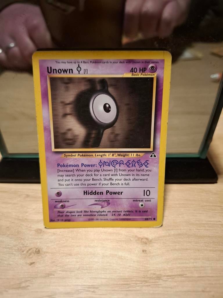 Pokémon Unown [I] (58/75) Neo Discovery, Ophalen of Verzenden, Gebruikt, Losse kaart