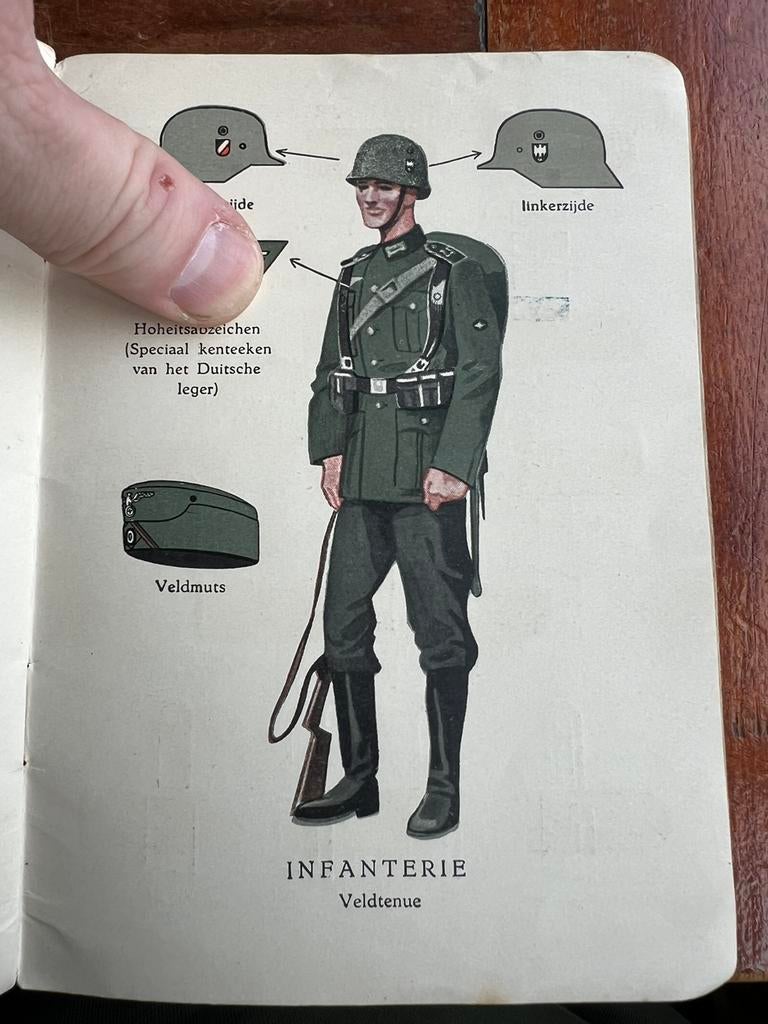 Nederlands voorschrift Duits leger Mei 1940 herkenning, Ophalen of Verzenden, Nederland