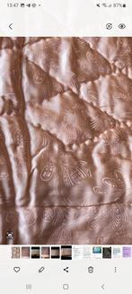 Wollen dekbed, Eenpersoons, Beige, Ophalen of Verzenden, Deken of Dekbed