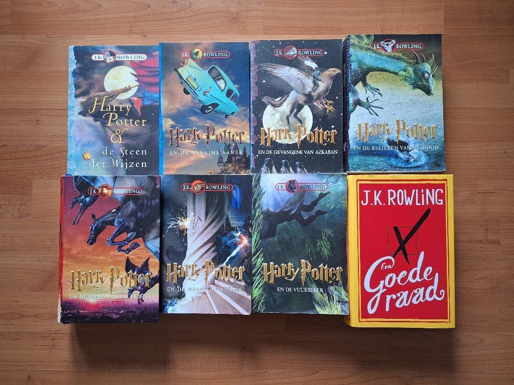 Harry Potter 7 boeken compleet en Goede raad J K Rowling, Boeken, Ophalen of Verzenden, Gelezen