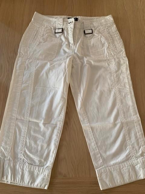 Driekwart broek, van Promise, Maat 36 zgan (R90), Kleding | Dames, Broeken en Pantalons, Zo goed als nieuw, Maat 36 (S), Wit, Driekwart