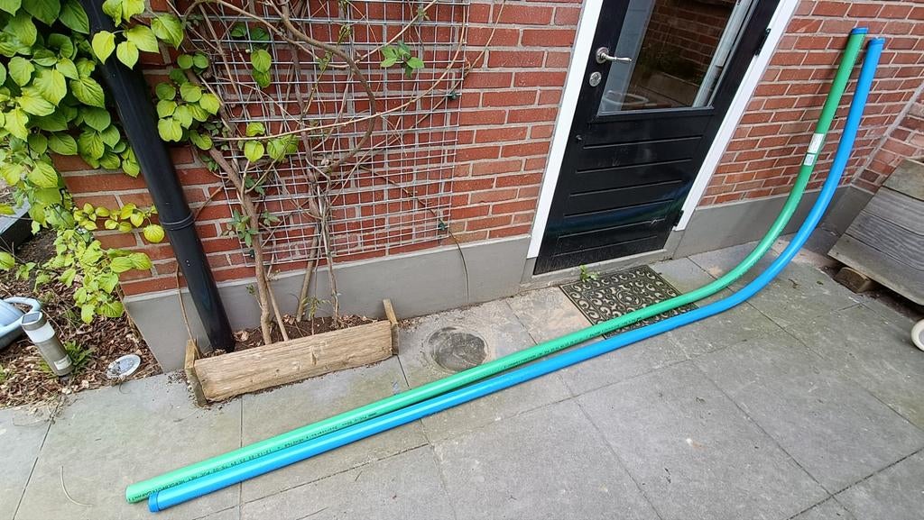 2x doorvoerbochten nieuw, Doe-het-zelf en Verbouw, Buizen en Afvoer, Ophalen, Pvc, Nieuw, 40 tot 60 mm