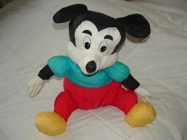DISNEY MUIS MICKEY MOUSE PARACHUTESTOF ZWART/WIT M, Ophalen of Verzenden, Nieuw, Overige typen
