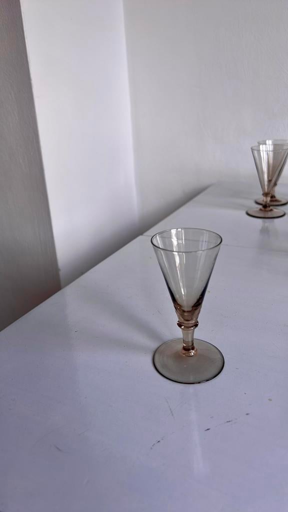 Halma fumi glaasjes 1931, Ophalen, Zo goed als nieuw, Borrel- of Shotglas