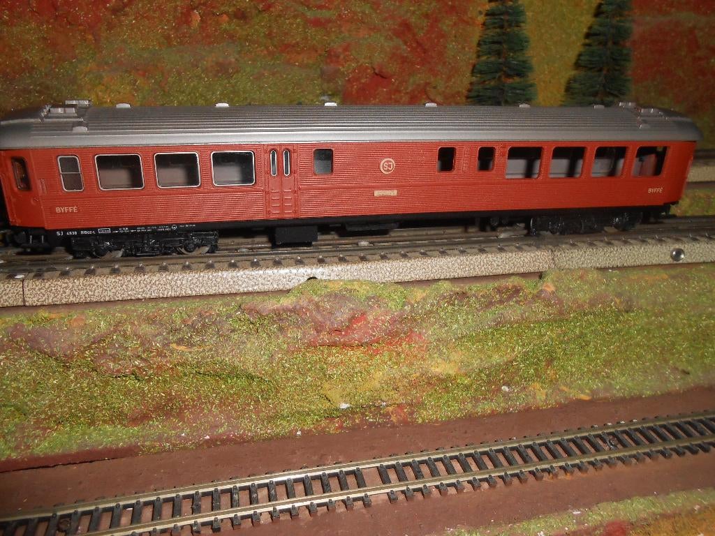 Märklin 4073 SCHWEDEN BYFFE, restauratie rijtuig, Wisselstroom, Wagon, Ophalen of Verzenden, Zo goed als nieuw