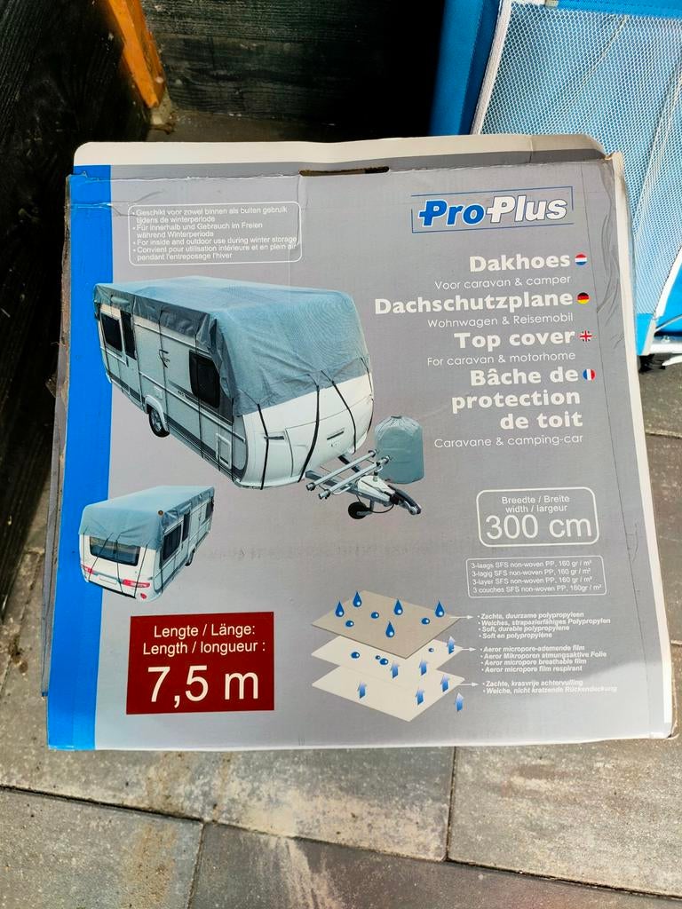 ProPlus dakhoes camper/caravan 7.5m - Zo goed als nieuw, Ophalen