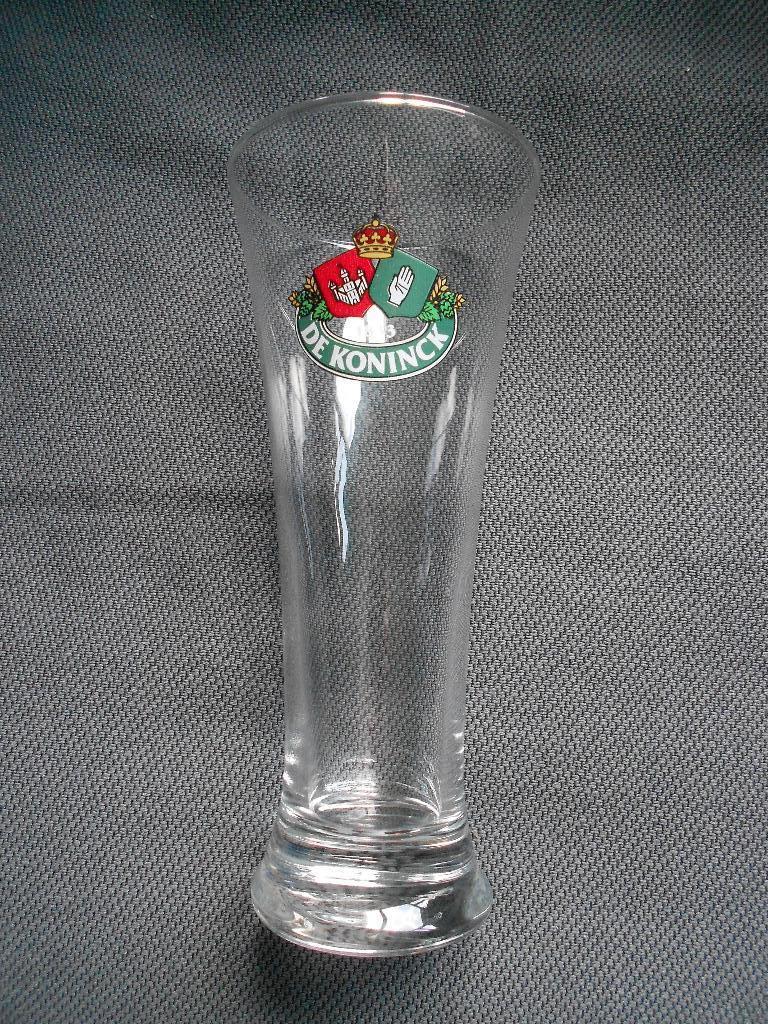 bierglas De Koninck bierglas BRAND, Verzamelen, Biermerken, Ophalen, Gebruikt, Glas of Glazen, Brand