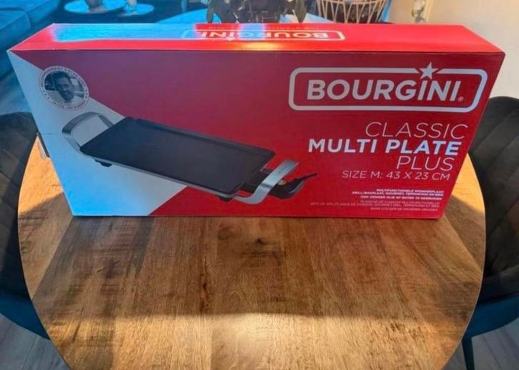 Nieuwe Bourgini Classic Multi Plate Plus Gourmetschaal, Ophalen, Nieuw, Tafelgrill