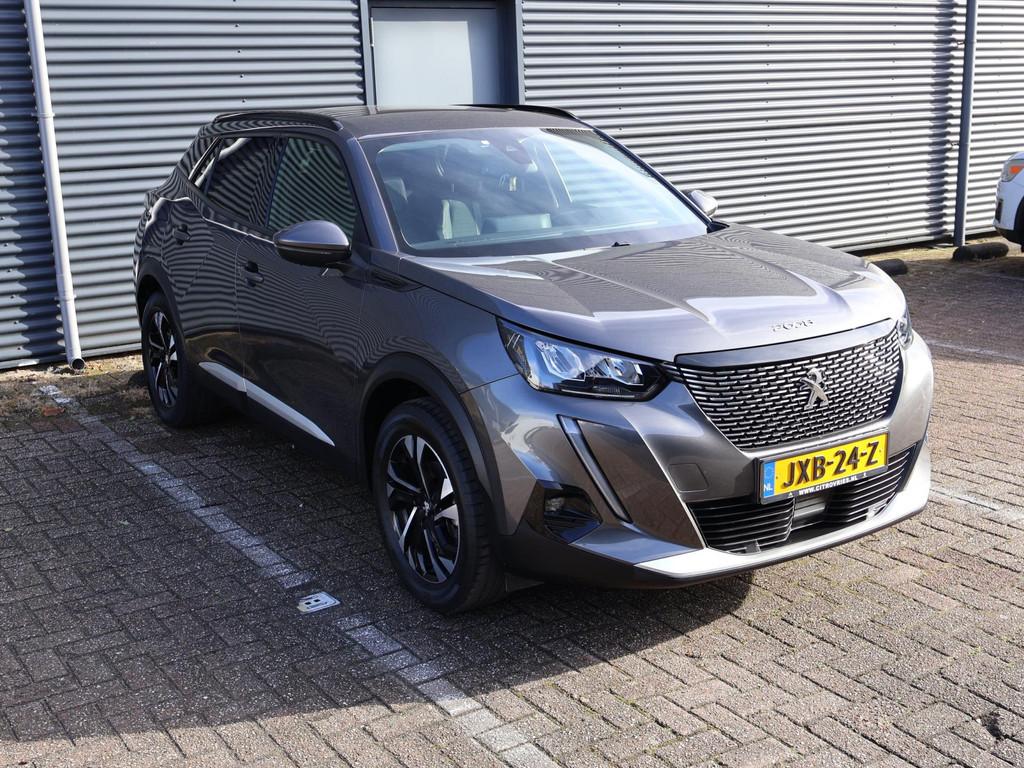 Peugeot 2008 1.2 PureTech Allure Pack Navi Dealer Leder PDC, Gebruikt, 1199 cc, 1180 kg, Grijs