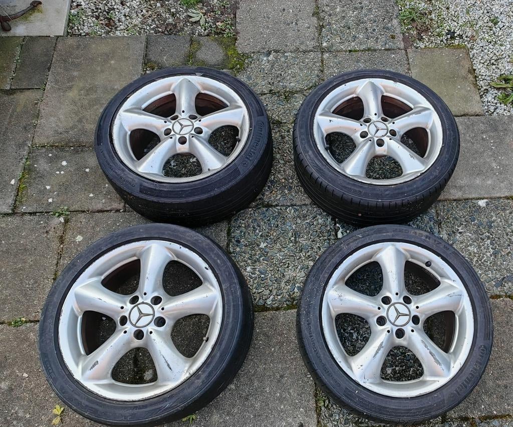Mercedes. 17'' Adharaz Ster Velgen - gebruikt, Auto-onderdelen, Ophalen, Gebruikt, Velg(en)