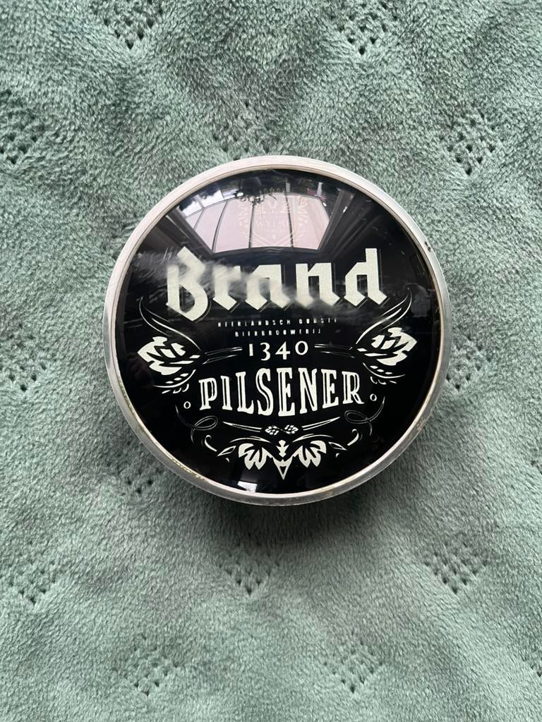 Brand Bier taplens met ledverlichting, Verzamelen, Biermerken, Gebruikt, Overige typen, Brand, Ophalen of Verzenden