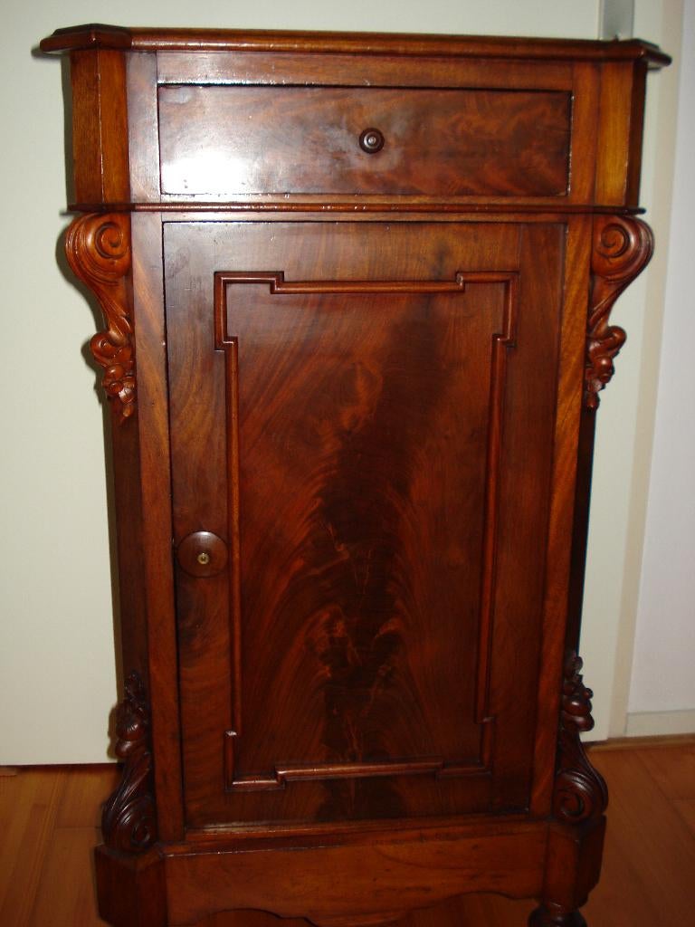 Oud Kastje hout, Huis en Inrichting, Kasten | Ladekasten, Ophalen, Minder dan 50 cm, 1 of 2 laden, Biedermeier