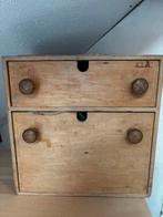 Houten kastje IKEA voor kleine hobbyspullen, Minder dan 50 cm, Gebruikt, 1 of 2 laden, Ophalen of Verzenden