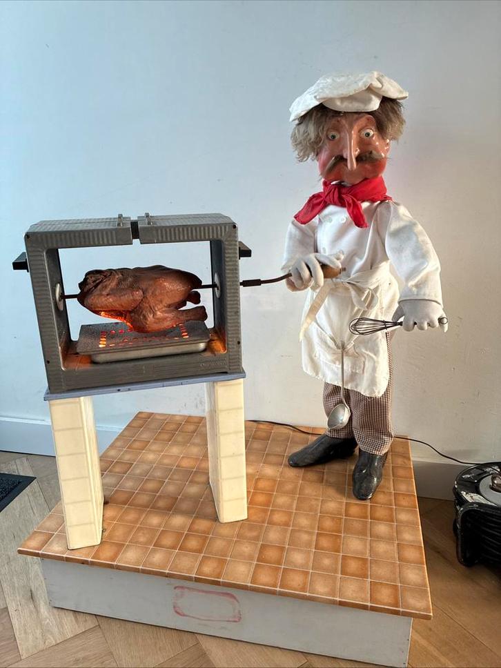 Moulinex bewegende etalage automaton, Verzamelen, Merken en Reclamevoorwerpen, Gebruikt, Overige typen, Ophalen