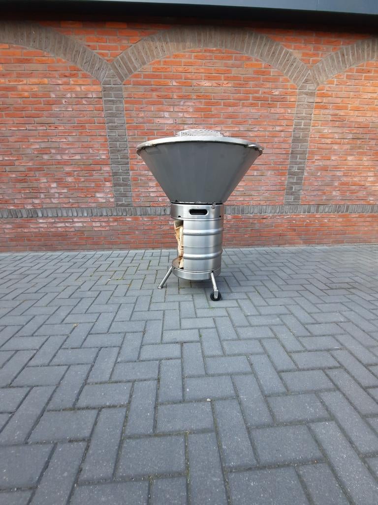 Roestvaststaal, Planca,Bakplaat, Grill,Barbecue, Bierfust, Ophalen