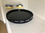 Hoya 77mm PL-CIR filter, als nieuw., Audio, Tv en Foto, Overige merken, Polarisatiefilter, Ophalen of Verzenden, Zo goed als nieuw