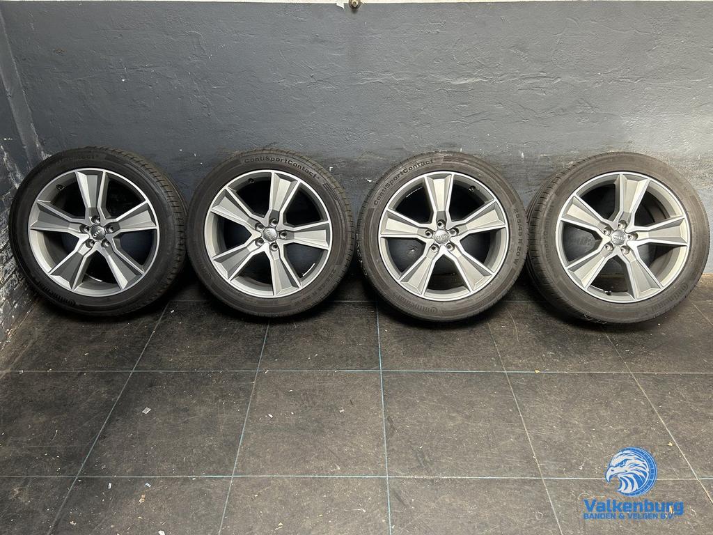 6mm! Originele Audi Q5 80A 20 inch antraciete velgen 5x112 z, Gebruikt, 255 mm, -, -