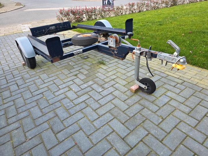 Aanhanger Oprijwagen voor Rijtuig of koets, Dieren en Toebehoren, Paarden en Pony's | Overige Paardenspullen, Gebruikt, Overige soorten