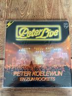 Peter Live - Peter Koelewijn & Zijn Rockets (2LP, 1981), Ophalen of Verzenden, 1980 tot 2000, Gebruikt, 12 inch
