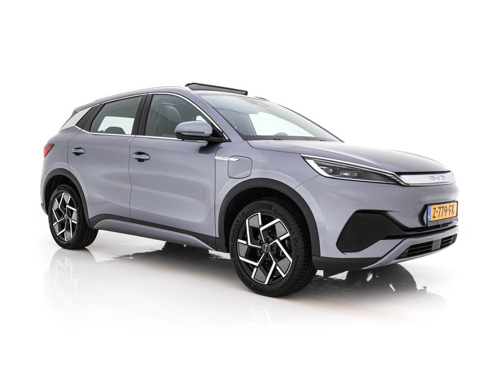 BYD ATTO 3 Comfort 60 kWh [ 3-Fase ] {SOH-92%} (INCL.BTW) *P, Auto's, BYD, Adaptive Cruise Control, Gebruikt, 33 min, Blauw