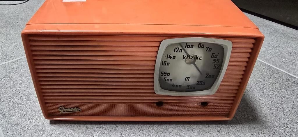 Vintage Graetz Super 290 GWM Buizenradio - Jaren '50, Audio, Tv en Foto, Radio's, Ophalen, Gebruikt, Radio