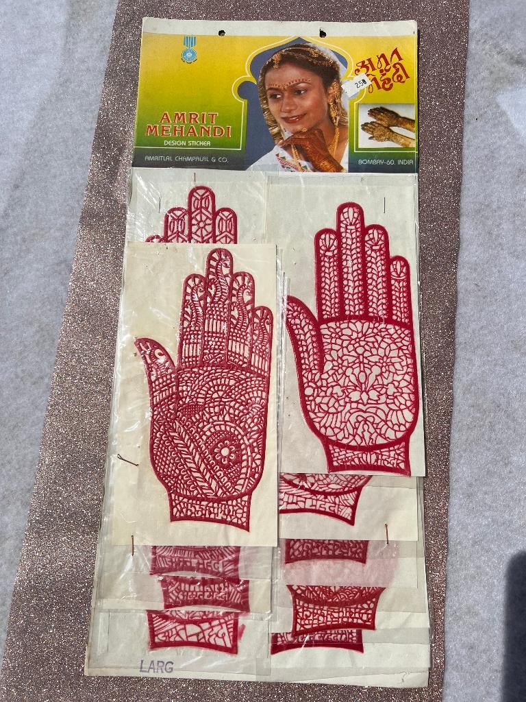 Stickers voor Henna patronen - Diverse sets, Ophalen of Verzenden, Nieuw, Meerdere stickers