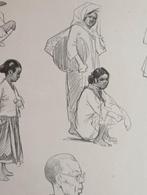 Gabrielse prent Nederlands Indië Indonesië, Verzamelen, Ophalen of Verzenden, Voor 1940, Gebruikt, Overige onderwerpen