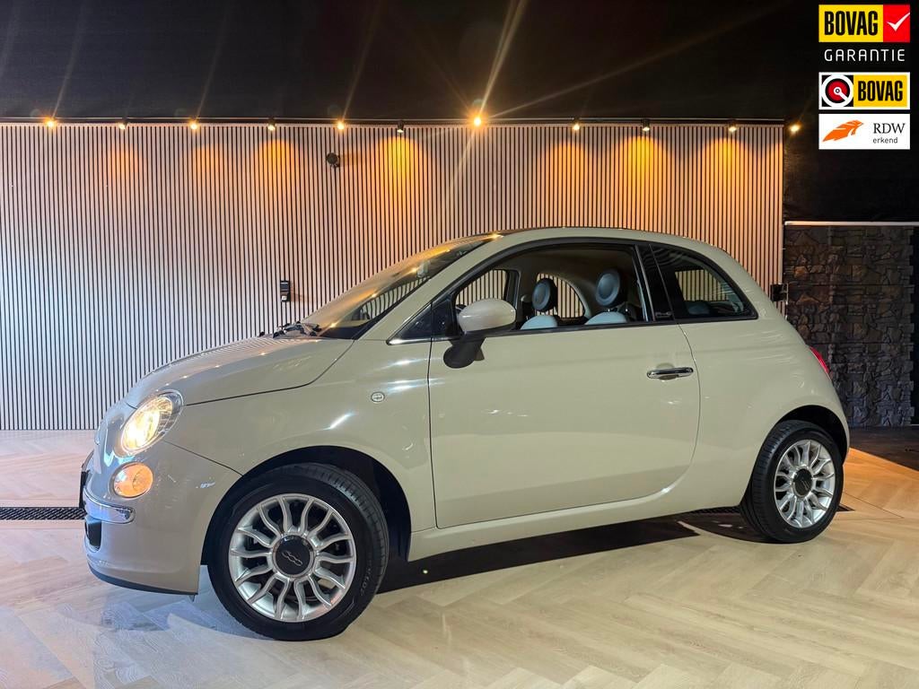 Fiat 500 C 1.2 Cappuccino | Carplay | PDC, Auto's, Gebruikt, 4 cilinders, Cabriolet, 4 stoelen
