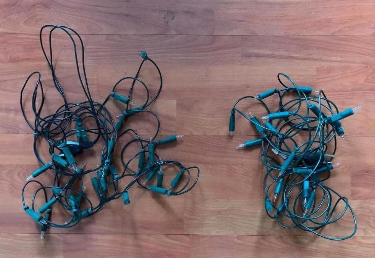 2x kerstverlichting, kerstlampjes, kerst lampjes; 6 en 8 m, Diversen, Ophalen of Verzenden, Zo goed als nieuw