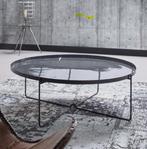 Moderne ronde salontafel - twee kanten te gebruiken, Ophalen, Gebruikt, Rond, 50 tot 100 cm