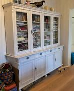 Prachtige grote servieskast buffetkast hard hout, Ophalen, Gebruikt, Met deur(en), 200 cm of meer