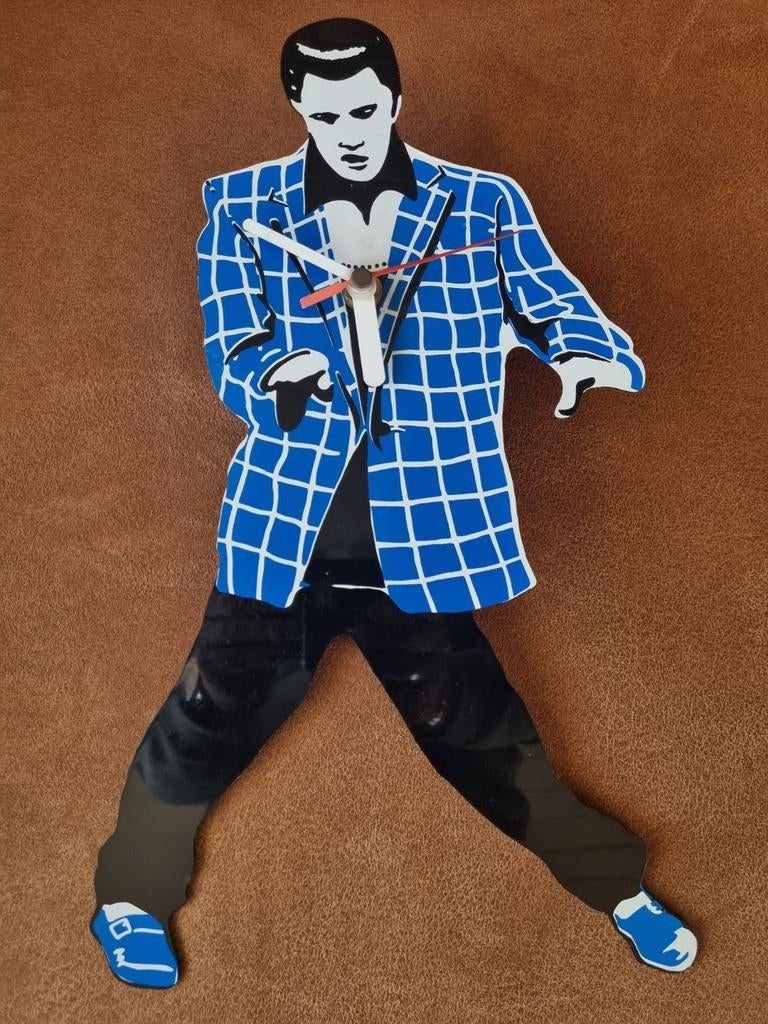 Unieke Elvis Presley Wandklok - Rock 'n' Roll, Ophalen of Verzenden, Nieuw