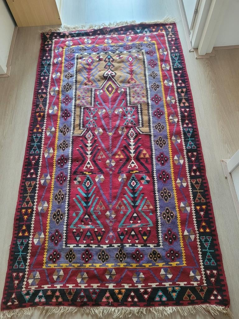 Kelim/ Loper, Gebruikt, 150 tot 200 cm, 200 cm of meer, Ophalen of Verzenden