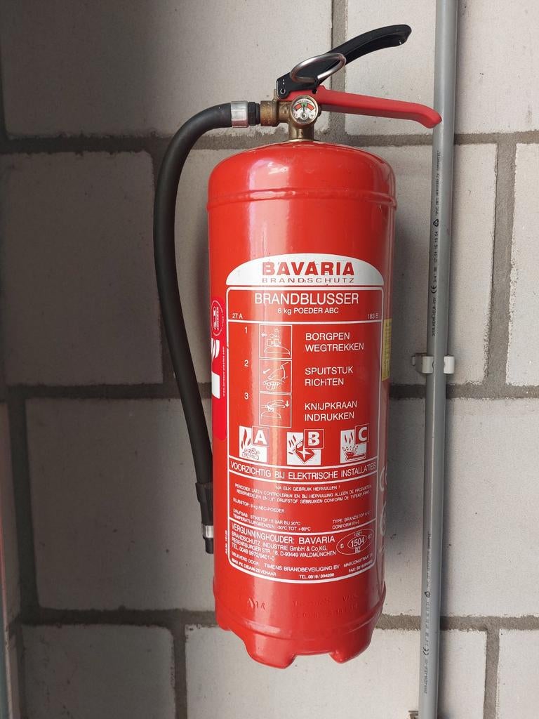 Bavaria Brandblusser - 6 kg Poeder ABC, Ophalen, Gebruikt, Brandblusser