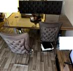 Robuuste Tafelset: eettafel en stoelen en salontafel, Ophalen, Gebruikt, Minder dan 4 stoelen