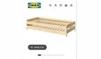 Ikea bed Utåker 80x200, Ophalen, Eenpersoons, Wit, 80 cm