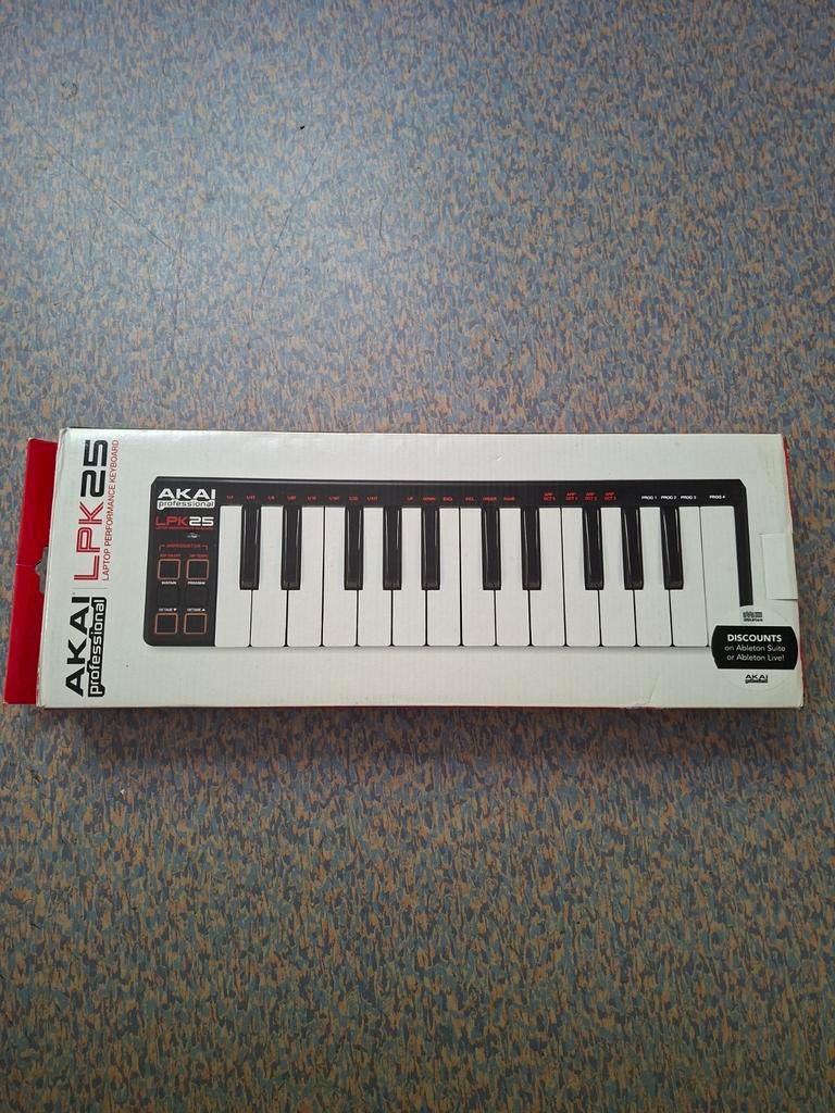 Akai LPK25 Professioneel MIDI Keyboard - Draagbaar & Compact, Muziek en Instrumenten, Ophalen of Verzenden