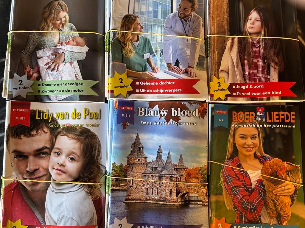 40 Favoriet romannetjes elk met 2 verhalen, Boeken, Romans, Ophalen of Verzenden, Zo goed als nieuw