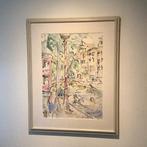 Christiaan Duinmeijer - Gracht in Alkmaar (waterverf), Ophalen of Verzenden