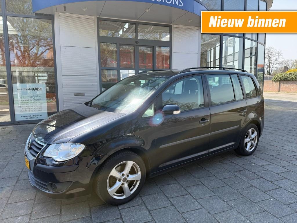 Volkswagen TOURAN 1.4 TSI COMFORTLINE-LMV-ECC-PDC- 7PERSOONS, Auto's, Gebruikt, 4 cilinders, Zwart, Euro 4