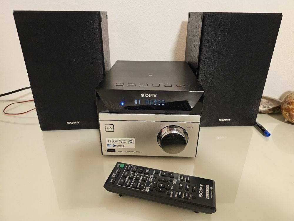 Sony stereo hifi set - Bluetooth/DAB, Ophalen of Verzenden, Zo goed als nieuw, Tuner of Radio, Sony