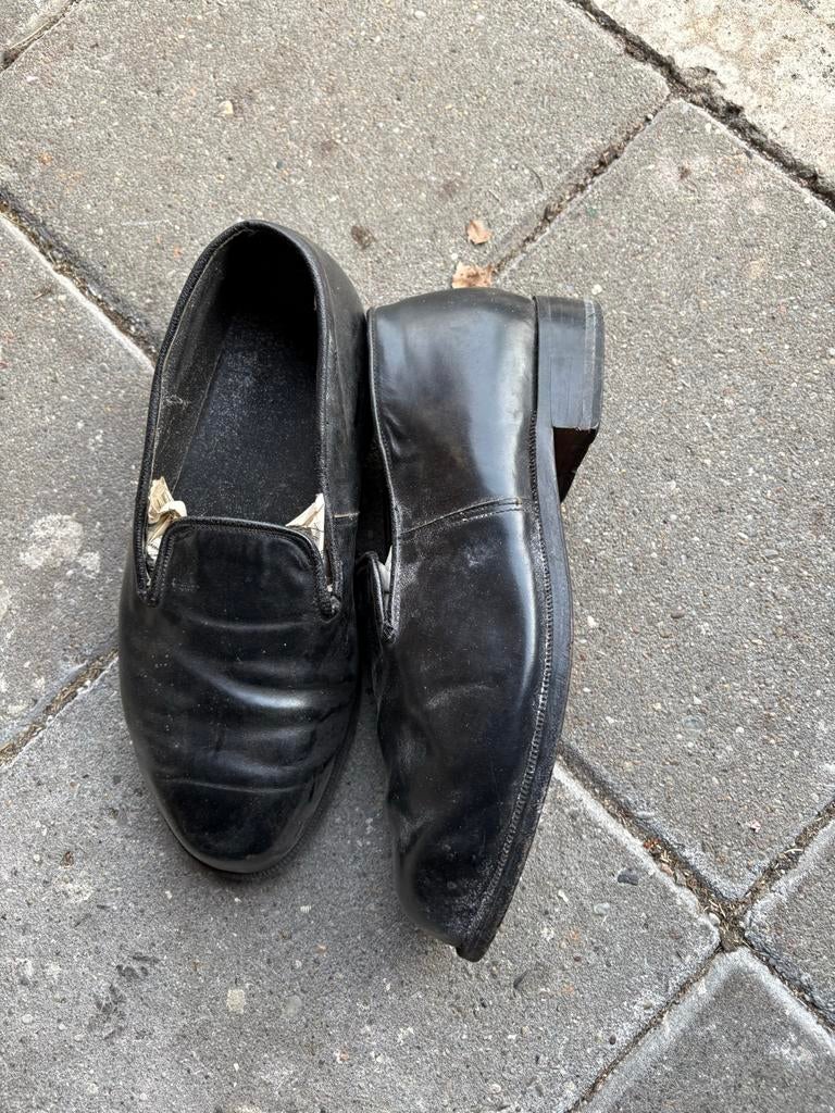 Antieke Staphorster herenschoenen, maat 8, Ophalen, Heren