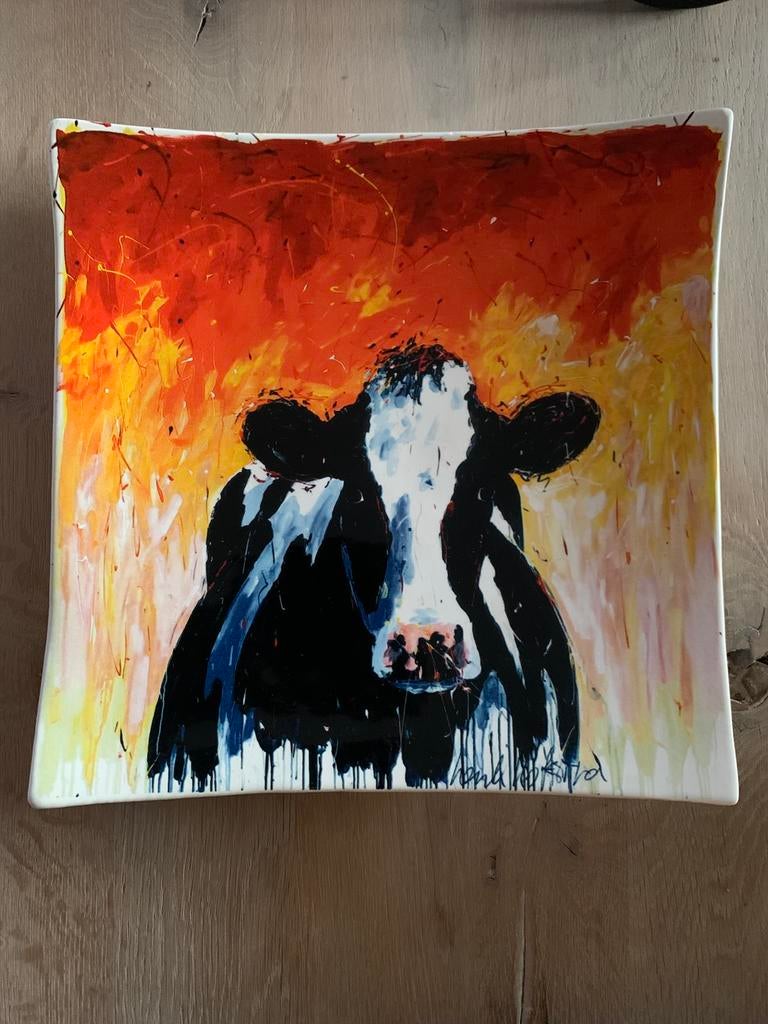 Keramieken sier bord van Henk Hofstra, Antiek en Kunst, Ophalen of Verzenden