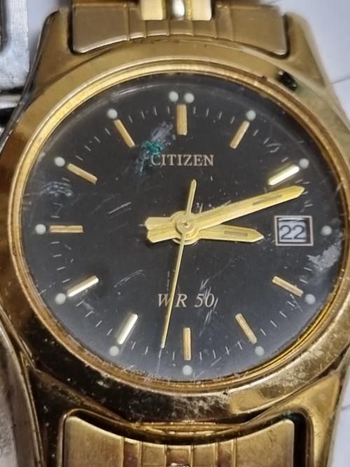 horloge dames goud kleurig citizen wr 50, Ophalen of Verzenden, 'T Olde Gre-j, Info@toldegrej.nl, Endepoelstraat 20f Didam