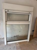 Kunststof kozijn met dubbel glas, kiepraam en rolluik!, Doe-het-zelf en Verbouw, Glas en Ramen, Ophalen, Gevelraam of Ruit, Gebruikt