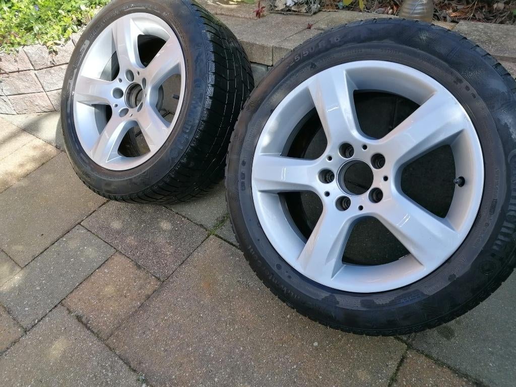 Breedset mercedes slk velgen 16 inch, Ophalen, Gebruikt, Velg(en), 16 inch